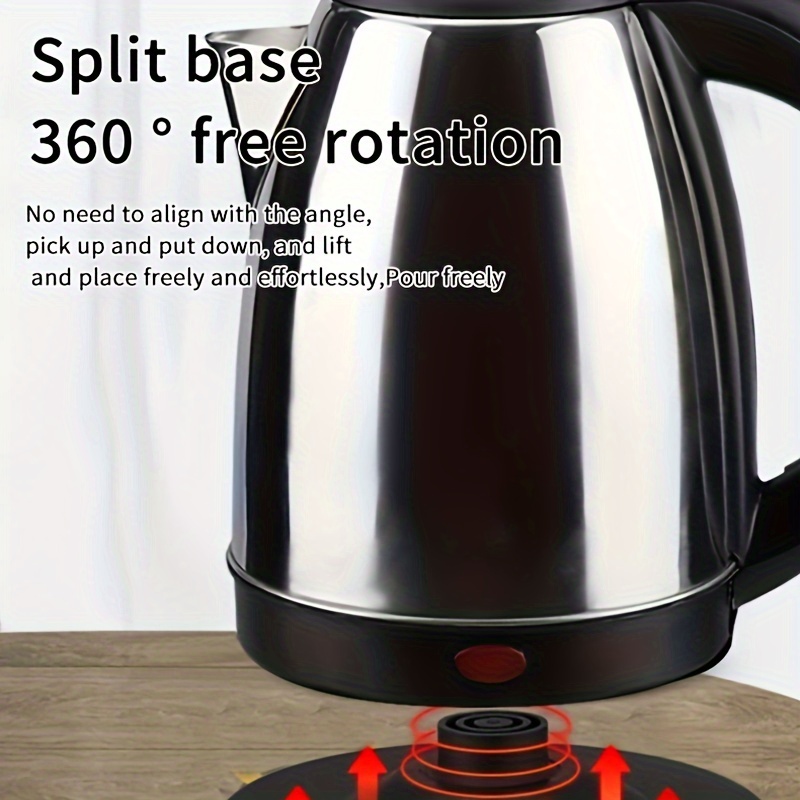 electric kettle 2l large capacity automatic power outage anti scalding curling boiling kettle household stainless steel electric hot kettle details 3