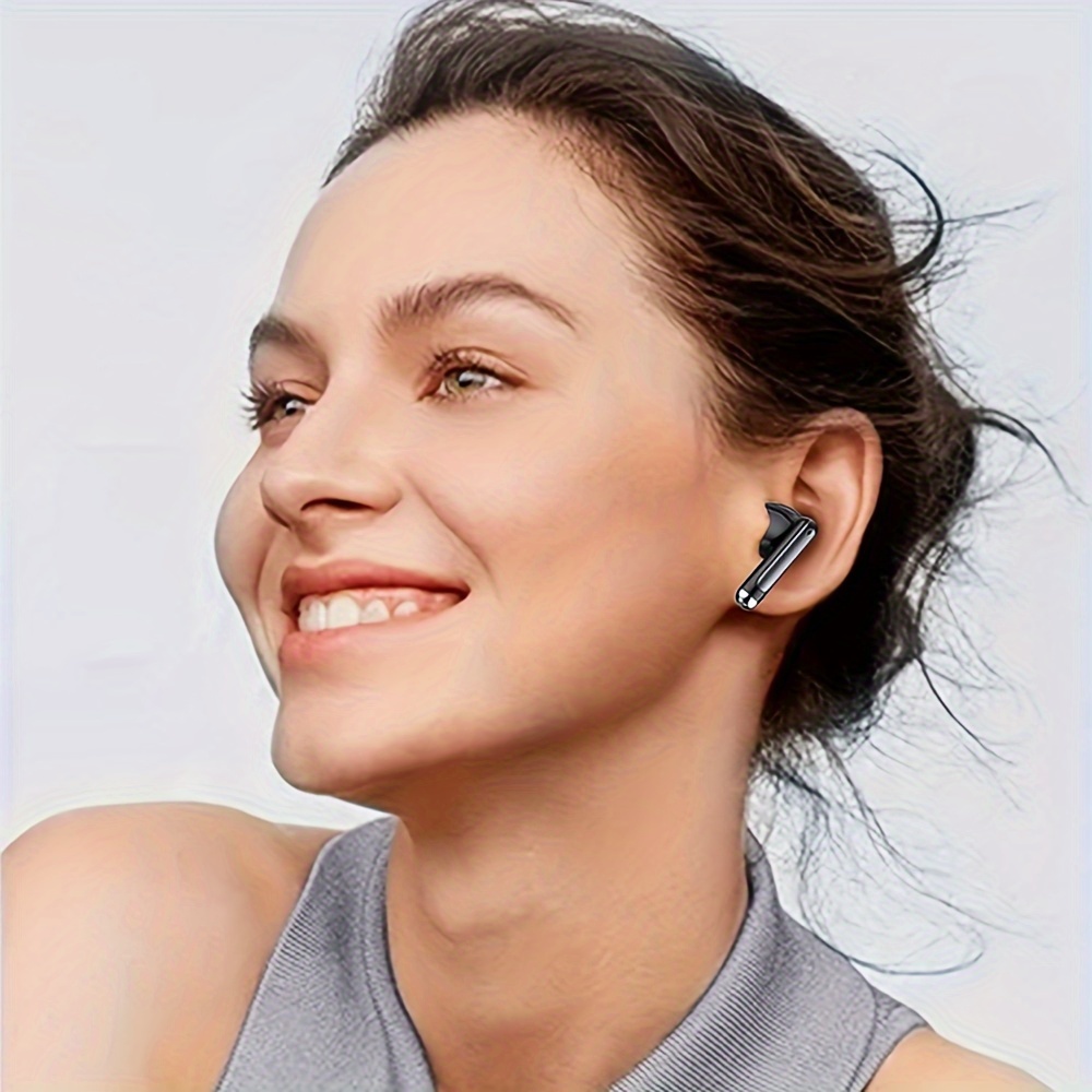 new wireless headphones true wireless earbuds with charging case life waterproof stereo sound built in mic earphones in ear headsets details 4