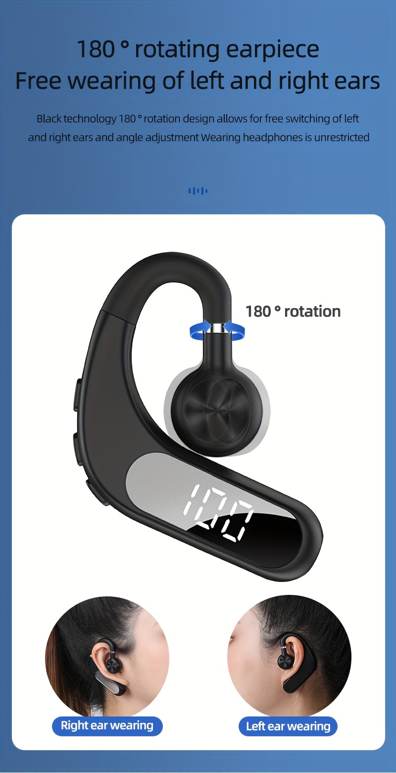 v28 wireless headset hd calls noise cancellation longstandby more perfect for business sports details 9