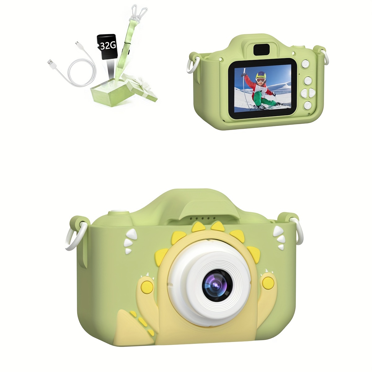 mini camera toys for 3 4 5 6 7 8 9 10 11 12 year old boys girls digital camera for toddler with video christmas birthday festival gifts selfie camera 32gb sd card details 1