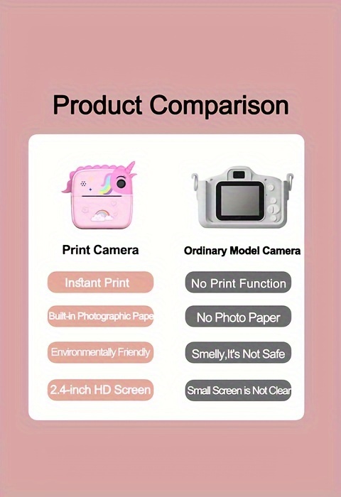 x20d new instant camera with digital printing high definition slr dual lens camera gift details 1