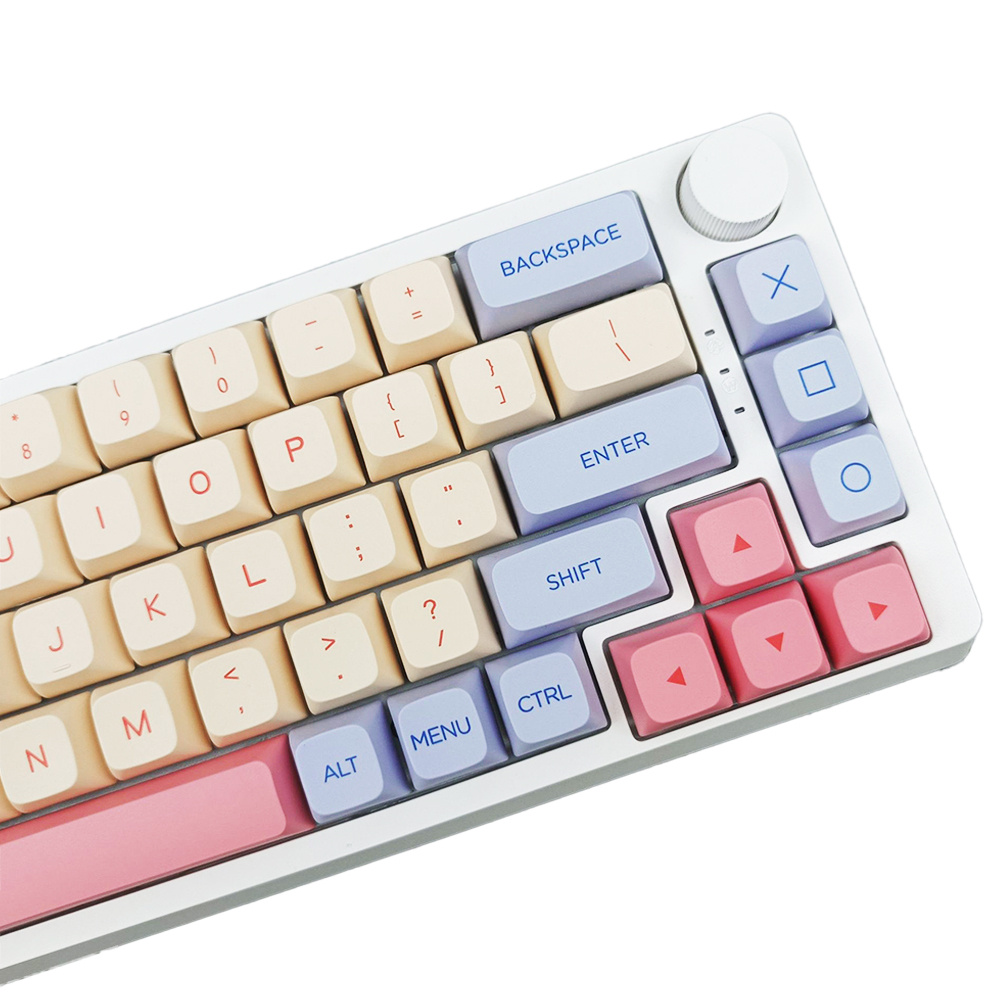 132 keys xda keycaps pbt marshmallow keycaps pbt dye sublimation xda profile for mx switch fit 61 64 68 87 96 104 108 keyboard xda keycaps details 10