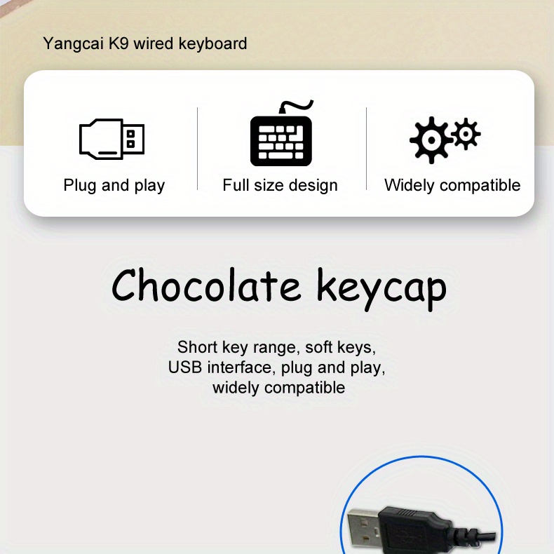 usb wired keyboard details 1