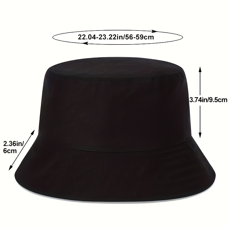 1pc mens leaf bucket hat details 4