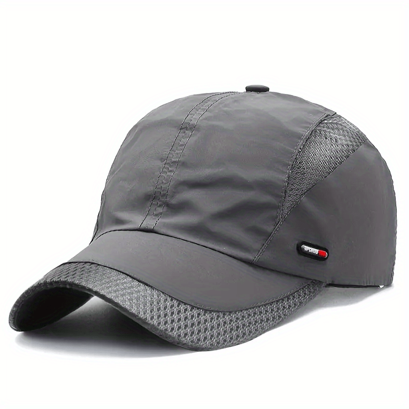 1pc thin section sunshade quick drying baseball cap mesh cap male summer breathable outdoor fishing sun hat summer cap ideal choice for gifts details 0