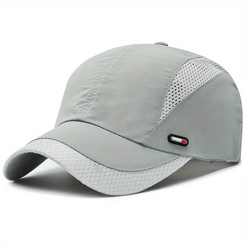 1pc thin section sunshade quick drying baseball cap mesh cap male summer breathable outdoor fishing sun hat summer cap ideal choice for gifts details 2