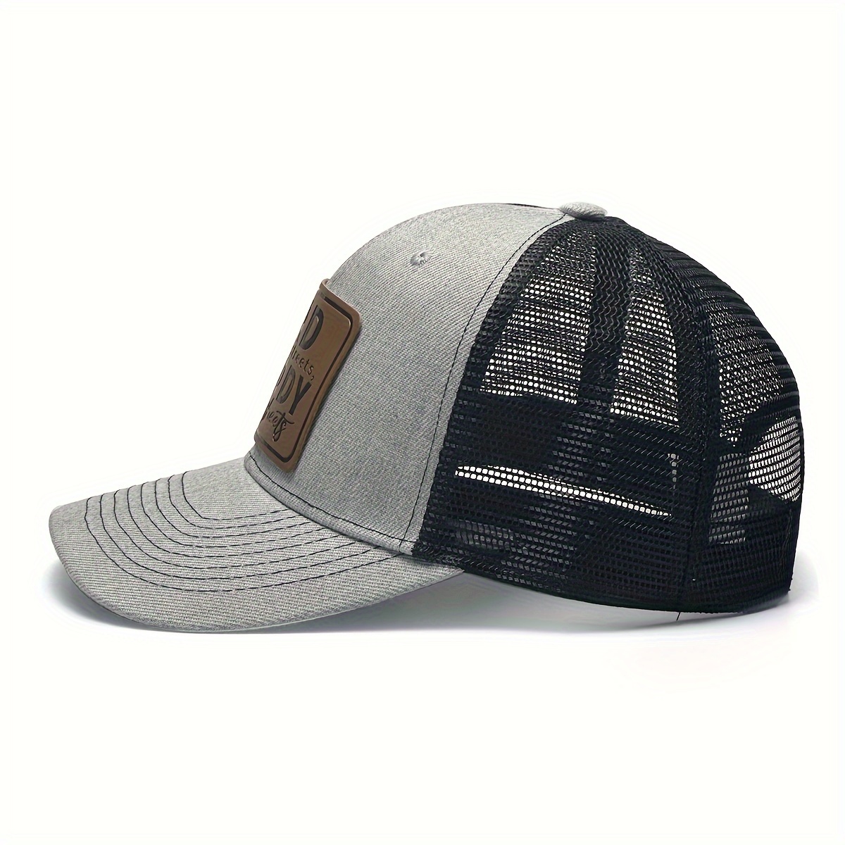 1pc fashionable outdoor fishing hat printed with the letters dad daddy pattern suitable for fathers day gifts and casual wear details 2