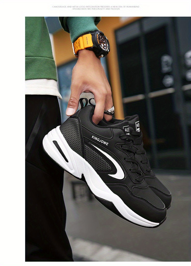 mens trendy lace up sneakers with assorted colors details 11