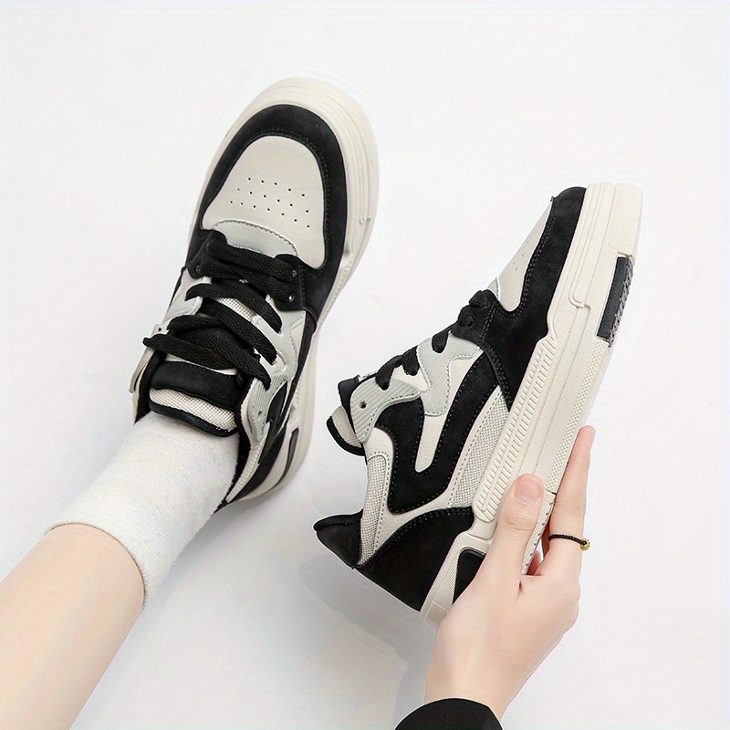 womens low top casual shoes lace up platform flat comfy sneakers womens sport shoes details 5