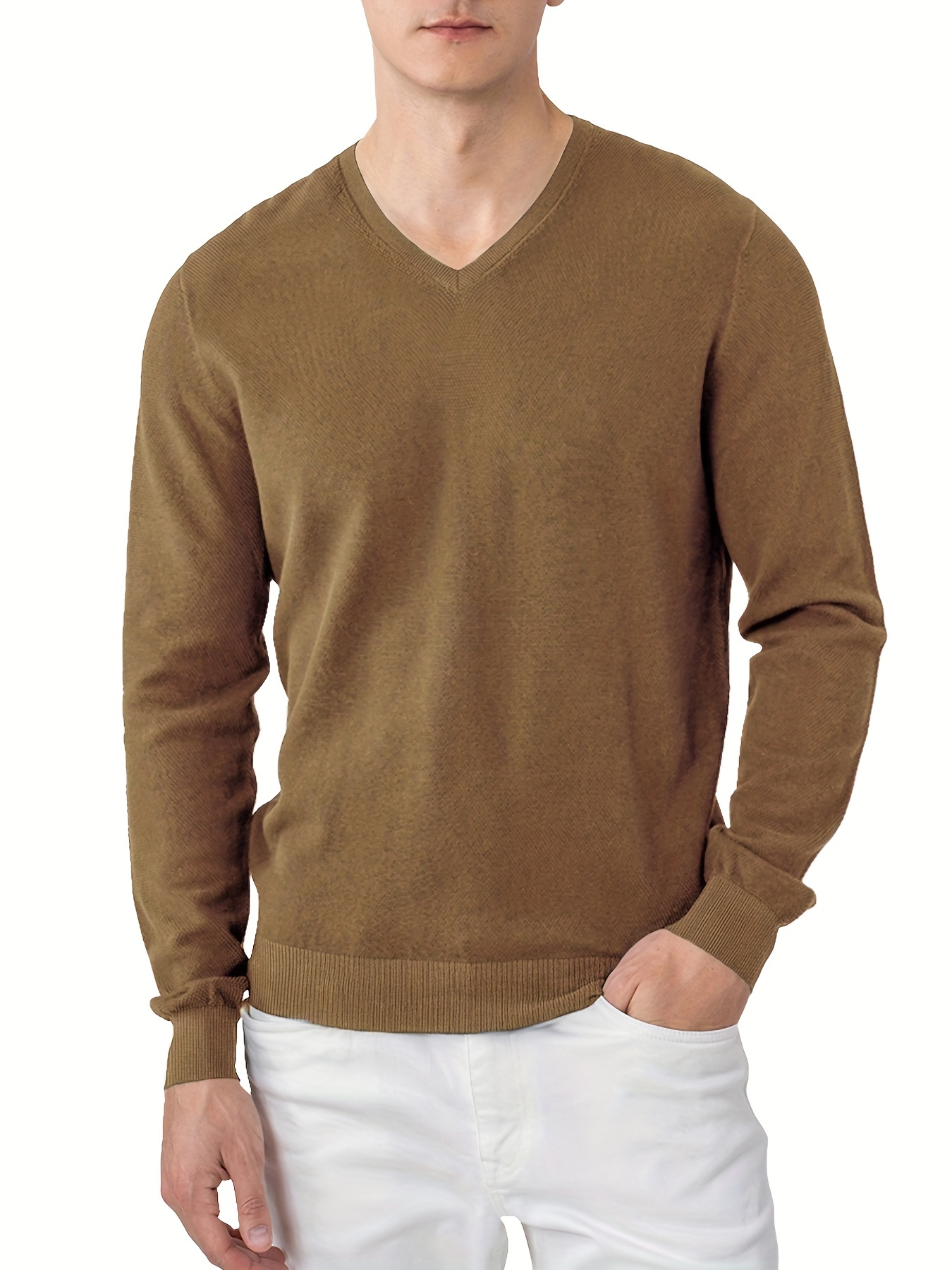 mens long sleeve solid henley tee casual v neck henley t shirt tops for men details 10