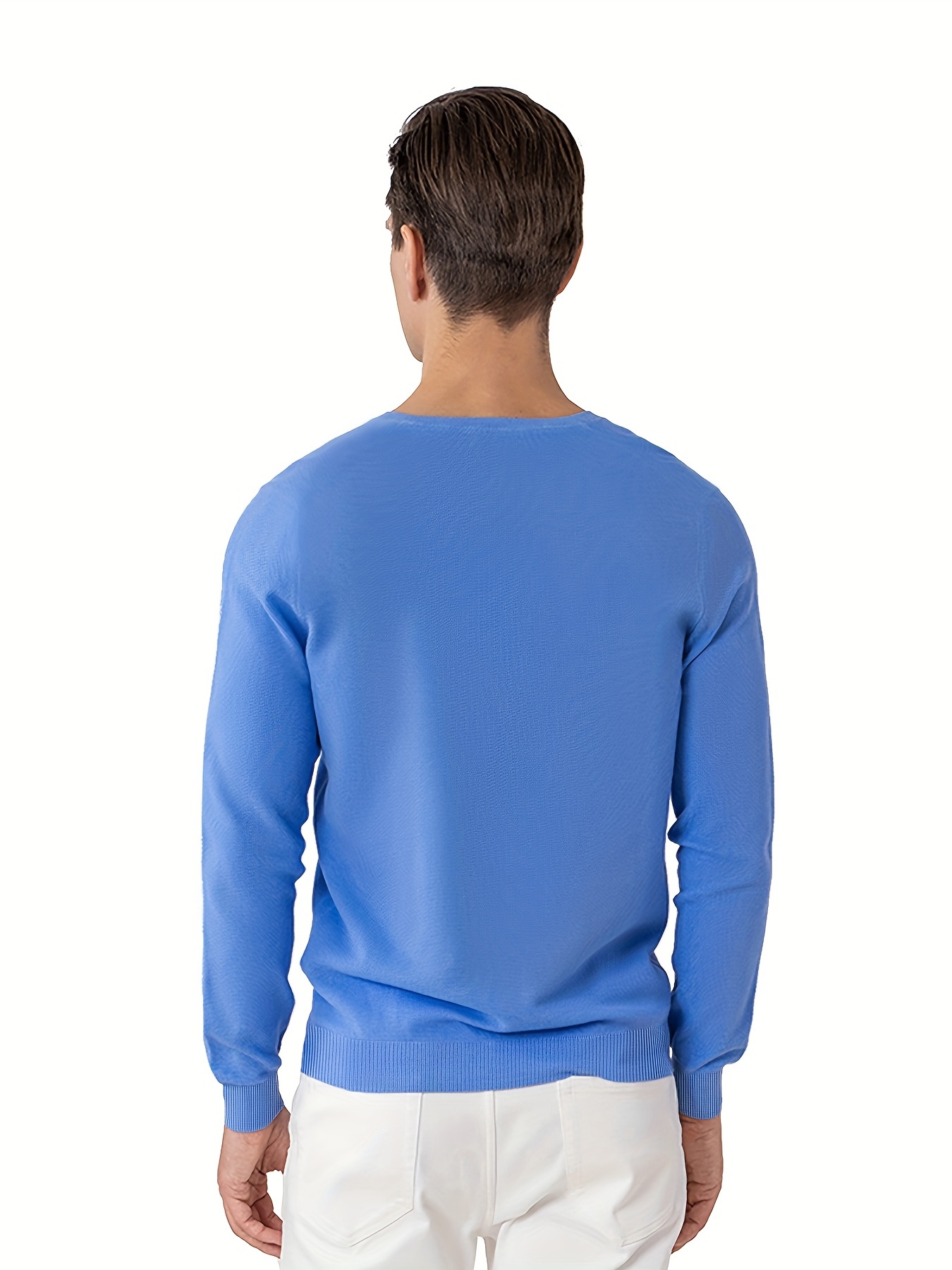 mens long sleeve solid henley tee casual v neck henley t shirt tops for men details 34