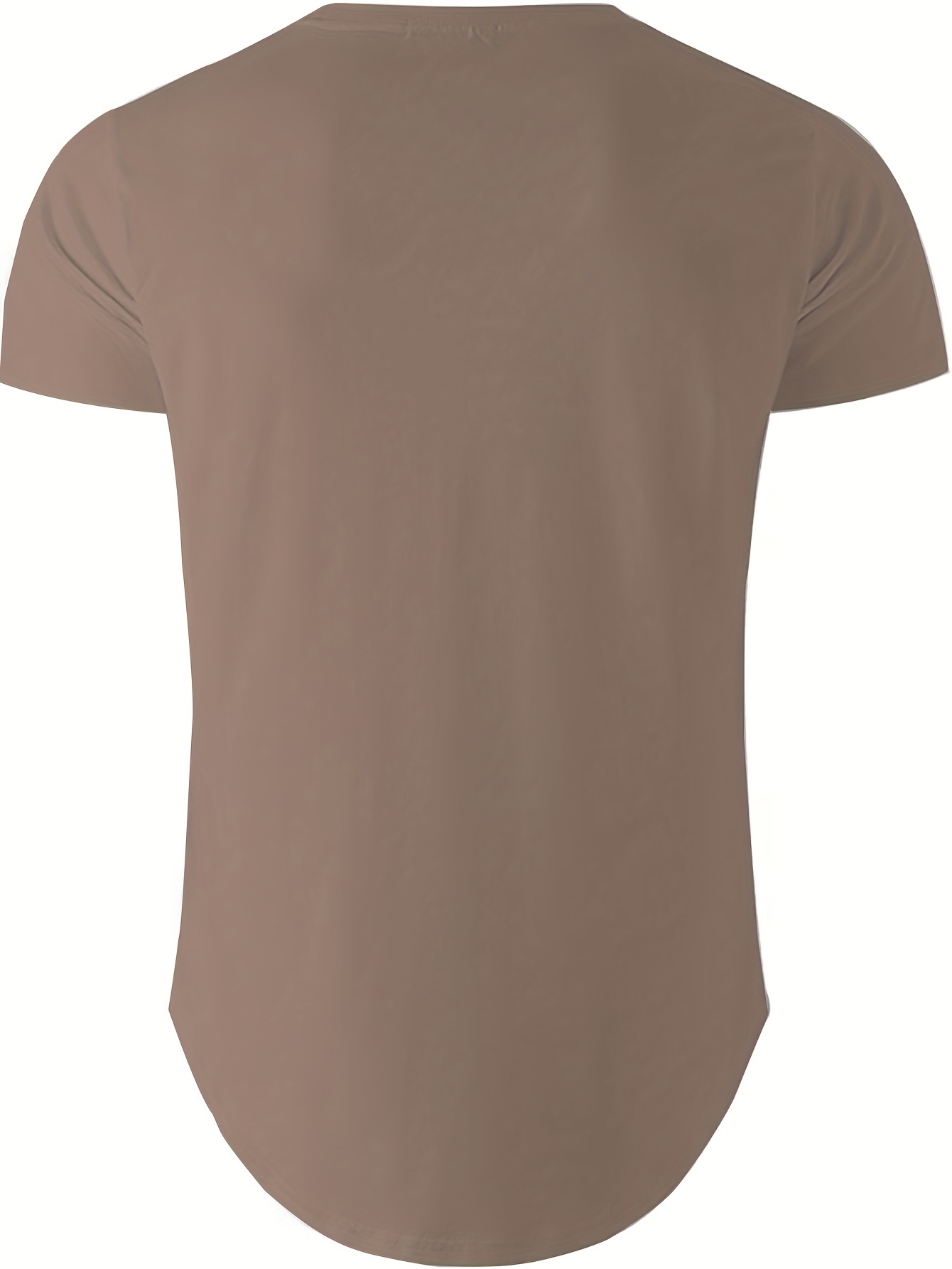 solid color mens comfy v neck medium stretch t shirt mens summer clothes mens outfits details 1