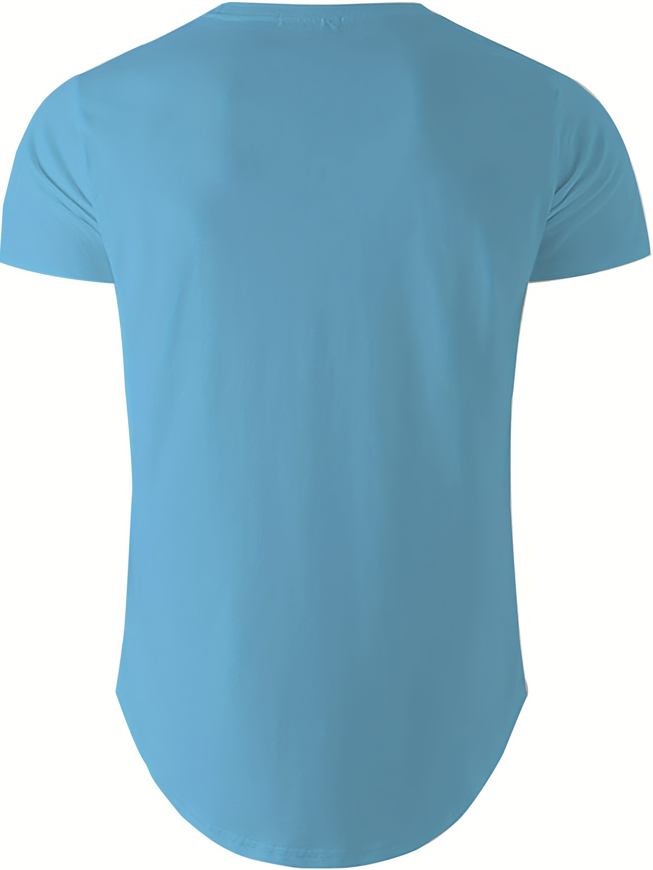 solid color mens comfy v neck medium stretch t shirt mens summer clothes mens outfits details 6