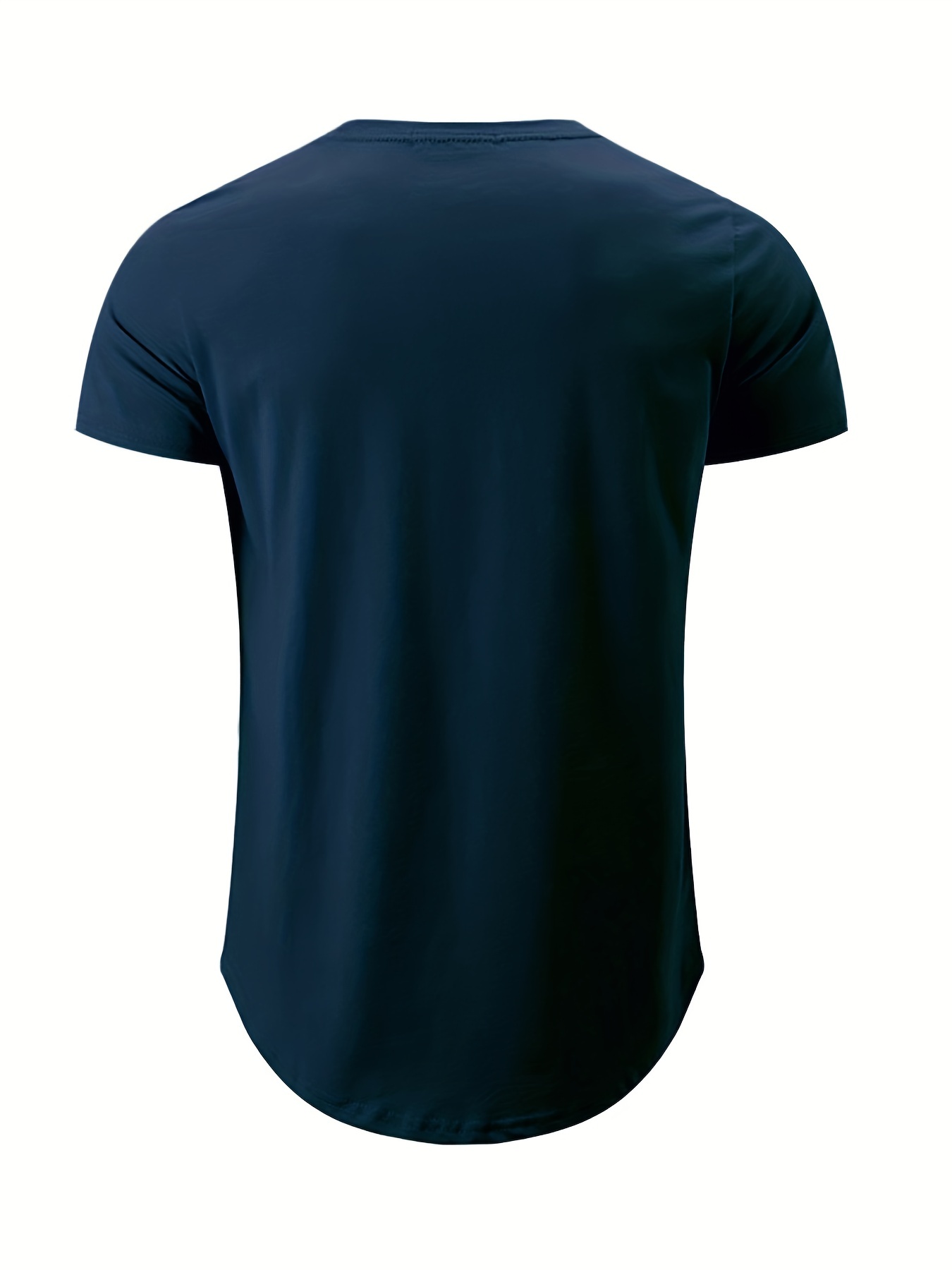 solid color mens comfy v neck medium stretch t shirt mens summer clothes mens outfits details 11