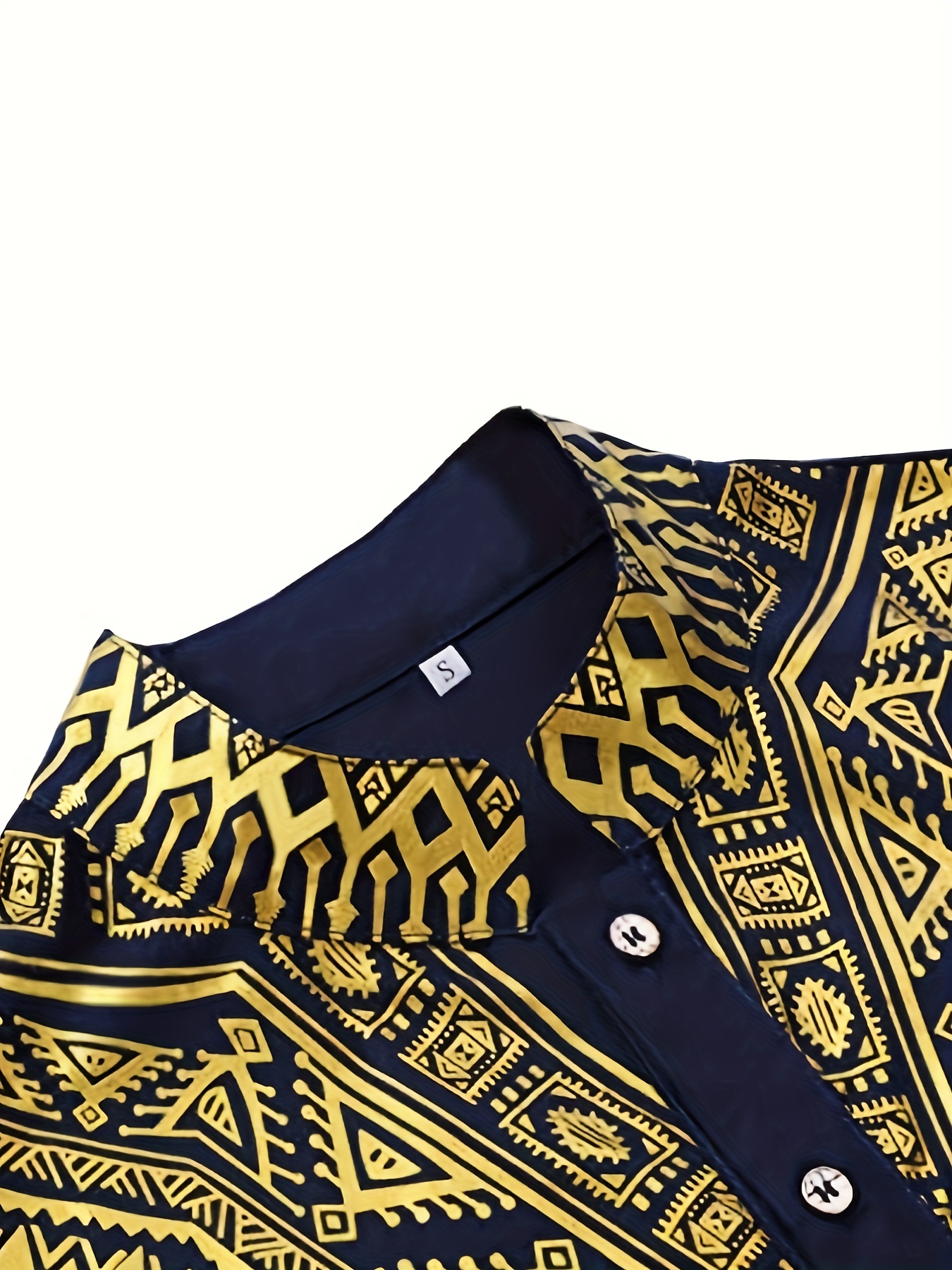 mens african 2 piece set metallic traditional suit golden pattern print mens cotton african dashiki shirt and pants outfit details 13