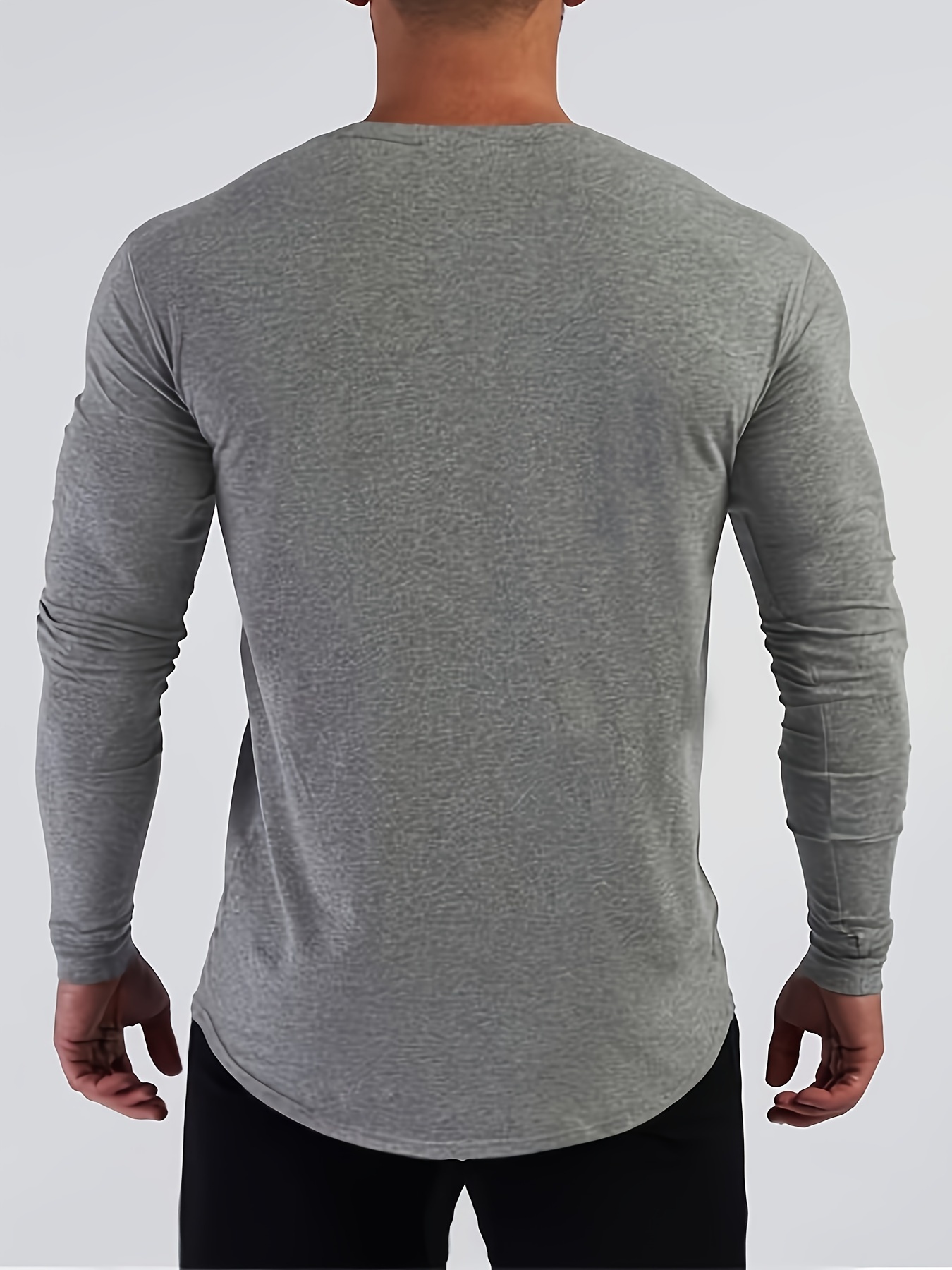 mens autumn and winter thickened warm skin friendly soft sweater skinny long sleeve warm undershirts tops details 8